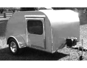 5x10 Teardrop trailer.