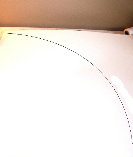 Image of the profile drawing for the teardrop trailer.