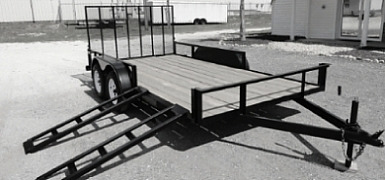 8x16 atv trailer built from our 8x16 atv trailer plans.